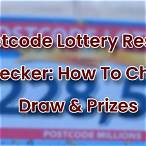 postcode lottery prize checker